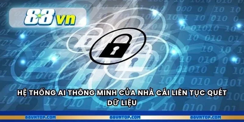 Hệ thống AI thông minh của nhà cái liên tục quét dữ liệu