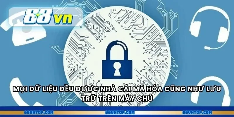 Mọi dữ liệu đều được nhà cái mã hóa cũng như lưu trữ trên máy chủ